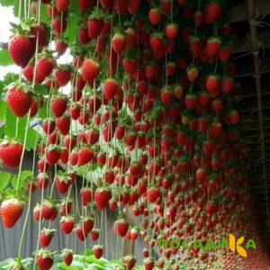 Клубника ампельная Анастасия купить по цене от 370р. в интернет-магазине «Посадика» с доставкой почтой в в Рыбноее и по всей России – [изображение №1].